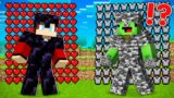 Obsidian Armor JJ vs Bedrock Armor Mikey in Minecraft – Maizen