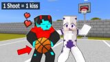 Playing BASKETBALL with CRUSH in Minecraft!
