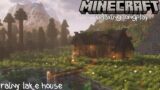 Rainy Lake House – Minecraft Relaxing Longplay (No Commentary) 1.20