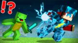 STORM Armor Speedrunner vs Hunter in Minecraft – Maizen JJ and Mikey