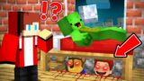 Scary PAW PATROL.EXE Under the Bed JJ and Mikey in Minecraft – Maizen