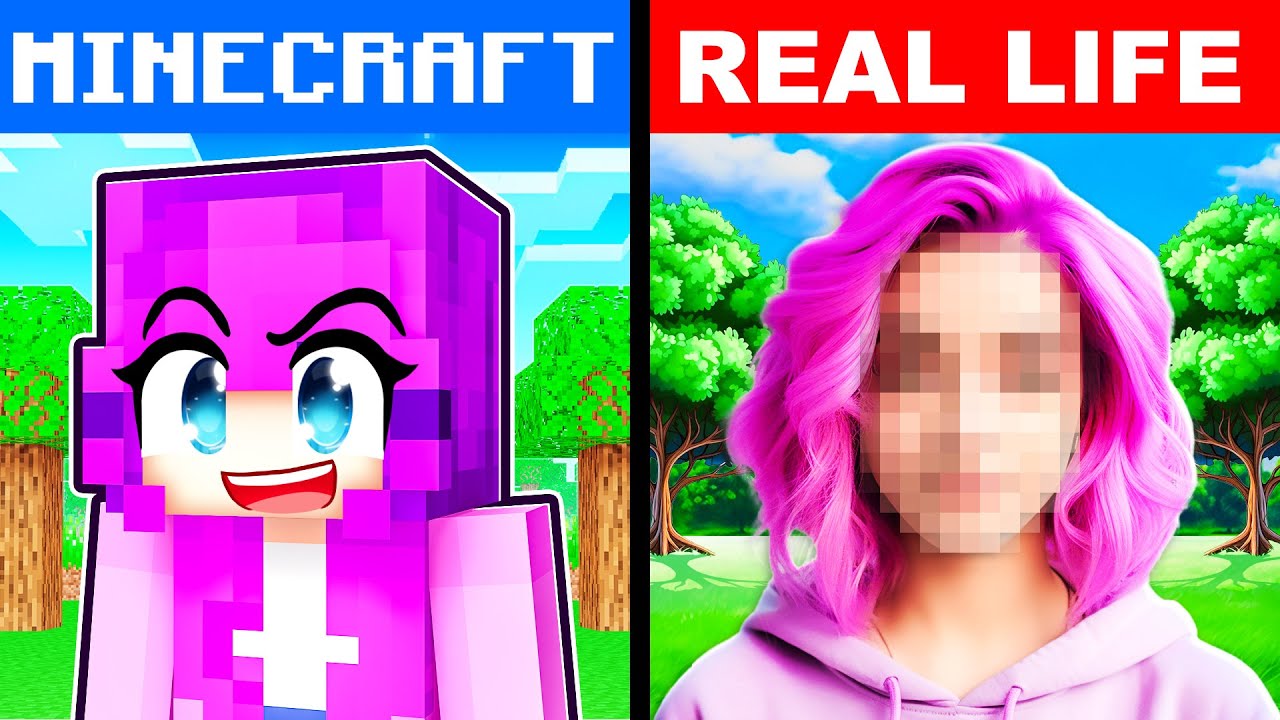 Zoey Turns REALISTIC in Minecraft! - Minecraft videos