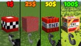 physics for different money in Minecraft