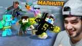 1 V 4 Minecraft Speedrunner VS Hunter