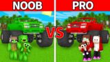 Mikey Family & JJ Family – NOOB vs PRO : MONSTER TRUCK in Minecraft (Maizen)
