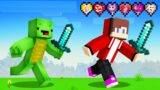 AMAZING DIGITAL CIRCUS Hearts Speedrunner VS Hunter in Minecraft – JJ and Mikey Maizen