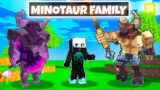 Adopted By MINOTAUR FAMILY In Minecraft (Hindi)