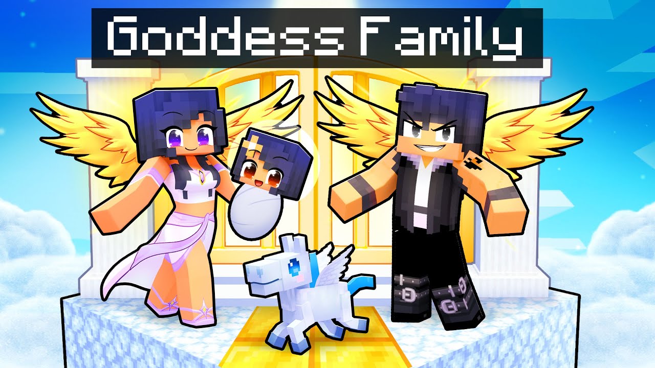 Having a GODDESS FAMILY in Minecraft! - Minecraft videos