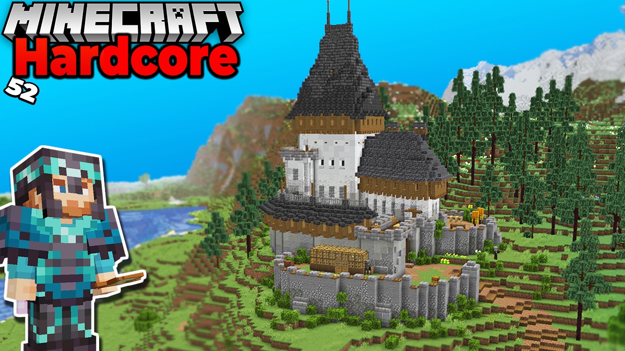 I Built A Pillager Castle In Minecraft Hardcore 1.20 Survival Let's 