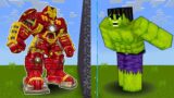 I Cheated in a MEGA IRON MAN ROBOT Mob Battle || Minecraft PE