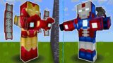 I Cheated in a SUPER IRON MAN Mob Battle || Minecraft PE