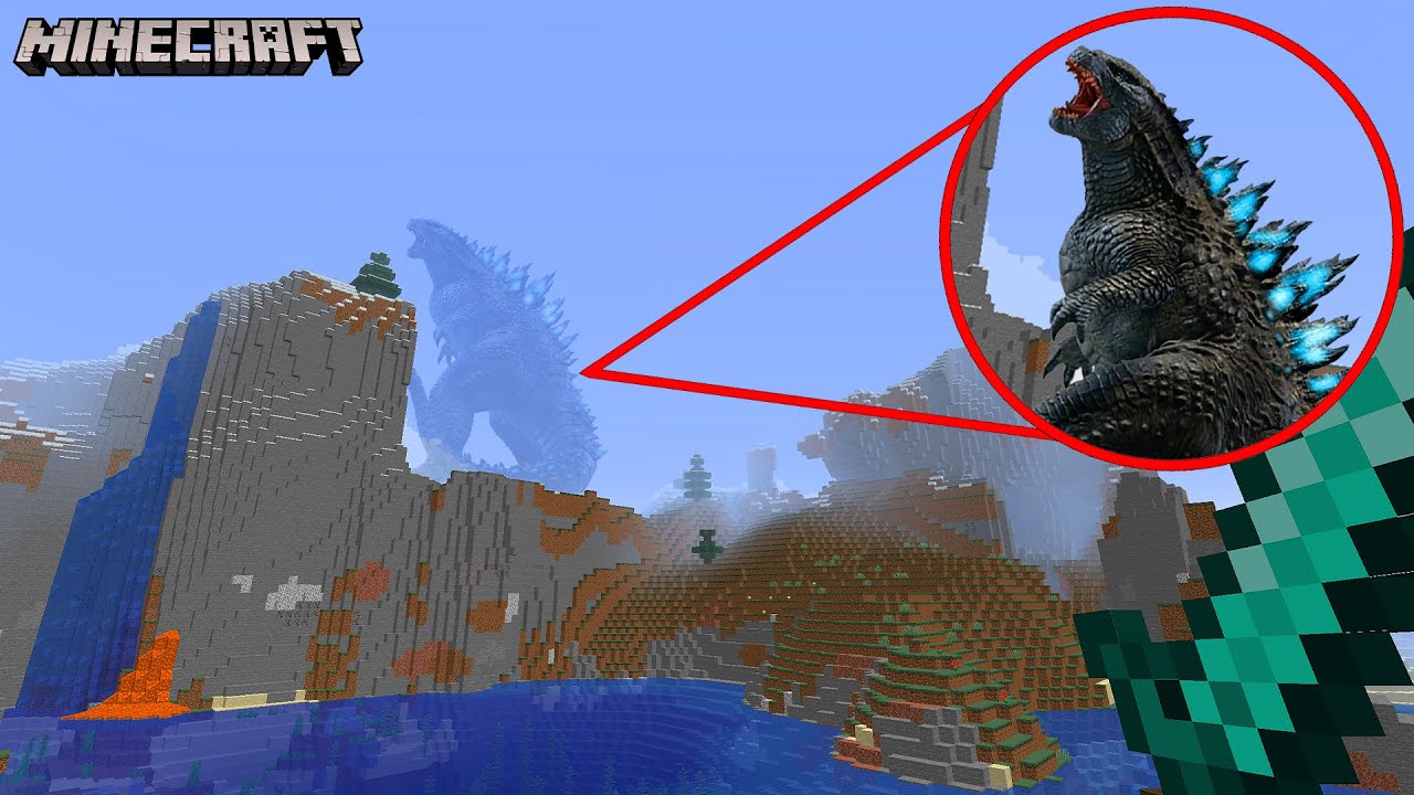I Found Godzilla on Minecraft - Minecraft videos