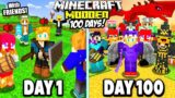 I Spent 100 Days in MODDED MINECRAFT with FRIENDS!!!