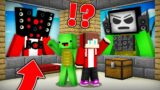 JJ And Mikey WERE ATTACKED JJ SPEAKER MAN And Mikey TV MAN in Minecraft Maizen
