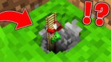 JJ and Mikey Found TINY LADDER in TINY PIT in Minecraft Maizen!