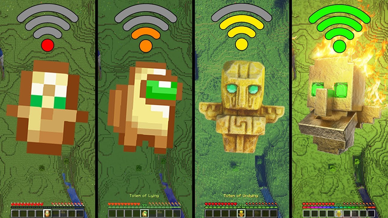 MLG with different Wi-Fi in Minecraft be like - Minecraft videos