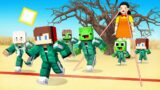 Mikey & JJ FAMILY In SQUID GAME Minecraft Challenge – Maizen