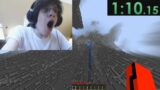 Minecraft 1.18 speedrun [1:43] (WORLD RECORD)