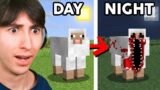 Minecraft if Mobs Became Scary at Night