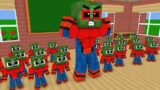 Monster School :  ZOMBIE  Help Friends – Minecraft Animation