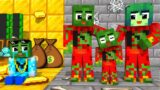 Monster School :  Zombie  x Squid Game Doll Happy Family  – Minecraft Animation
