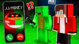 Multi McQueen CALLING to JJ and MIKEY at Night! – in Minecraft Maizen
