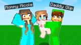 Olip and Micole Became A PARENTS In 24 Hours In Minecraft!
