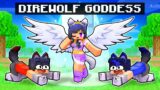 Playing as a DIREWOLF GODDESS in Minecraft!