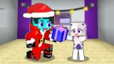 Playing as a HELPFUL SANTA CLAUS in Minecraft!