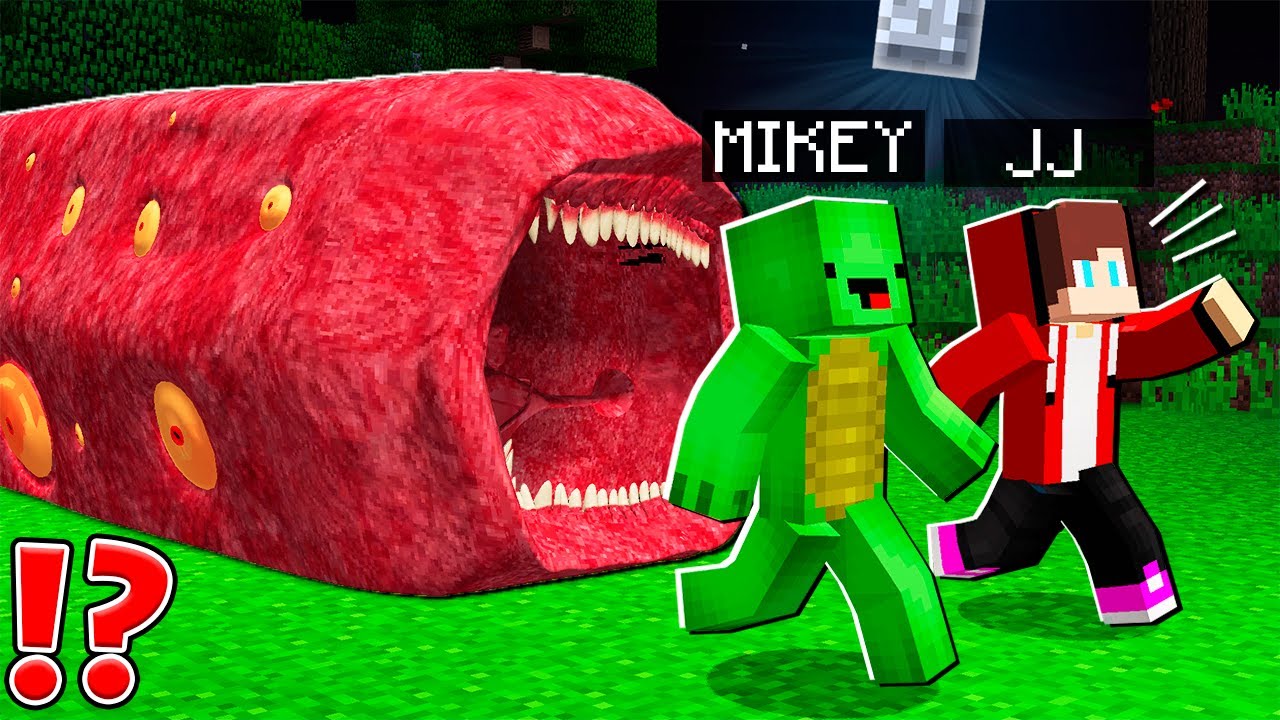 Realistic Train Eater Attack Jj And Mikey In Minecraft Maizen