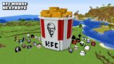 SURVIVAL KFC BUCKET HOUSE WITH 100 NEXTBOTS in Minecraft – Gameplay – Coffin Meme