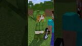 Steve Can't Build a House Because Of Creepergirl – minecraft animation #shorts