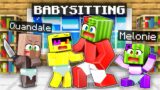 Turning Sunny Into A BABY In Minecraft!