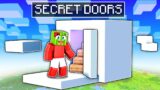 Using SECRET DOORS To Cheat In Hide and Seek Minecraft!