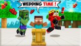 Wedding of Dante and Queen Zombie in Minecraft