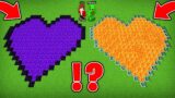 Why JJ and Mikey BUILT a NEW HEART PORTALS in Minecraft Maizen!