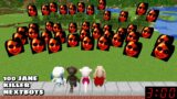 100 JANE THE KILLER NEXTBOTS ARE CHASING US in Minecraft – Gameplay – Coffin Meme