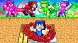 1000 HEARTS SPEEDRUNNER vs SUPER SPEED FAN GIRL HUNTERS In Minecraft!