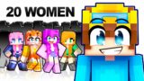 20 WOMEN vs NICO In Minecraft!