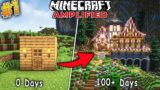 A PERFECT START in MINECRAFT AMPLIFIED WORLD! EP#1