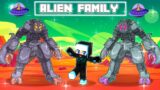 Adopted By ALIEN FAMILY In Minecraft (Hindi)