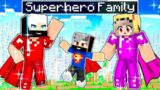 Adopted By SUPERHEROES In Minecraft! (Hindi)