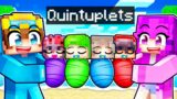 Adopting QUINTUPLETS in Minecraft!