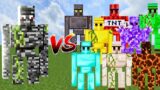 BEDROCK GOLEM vs ALL GOLEMS | Minecraft Mob Battle