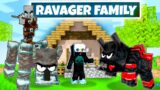 Found By The RAVAGER FAMILY In Minecraft (Hindi)