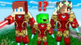 How JJ and Mikey Family BECAME IRON MAN in Minecraft? – (Maizen)