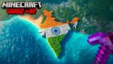 I Built Popular India Map in Minecraft Hardcore in Hindi