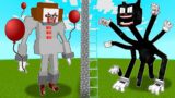 I Cheated in a SCARY PENNYWISE vs CARTOON CAT Mob Battle || Minecraft PE
