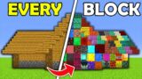 I Collected EVERY Block in Minecraft Hardcore! (Hindi)