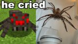 I Got My Little Brother a Minecraft Spider in Real Life